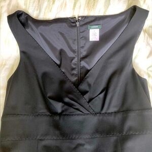 Vintage J Crew Black Wool Dress